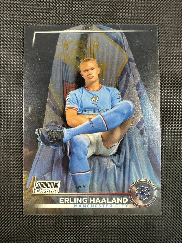 Erling Haaland Topps Stadium Club Chrome UEFA 2022/23 #92
