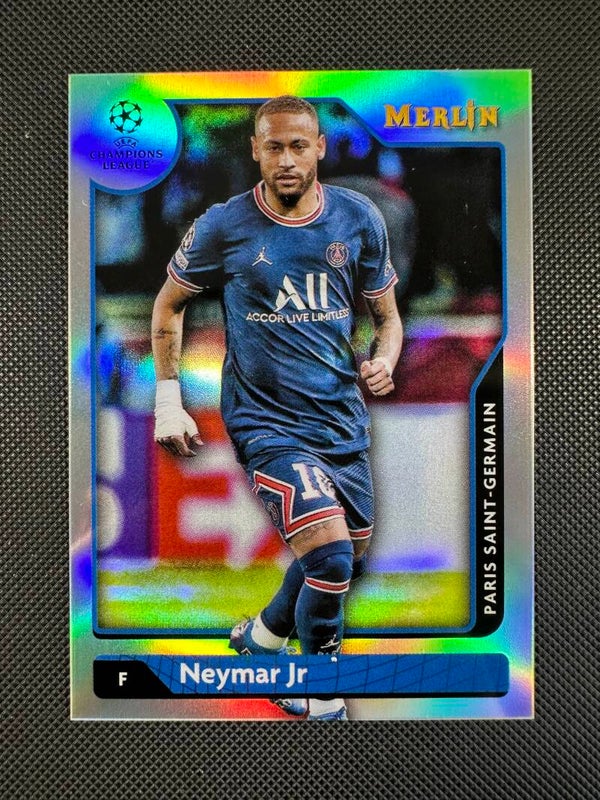 Neymar Jr Topps Merlin UEFA CL 2021/22 Refactor #10 PSG