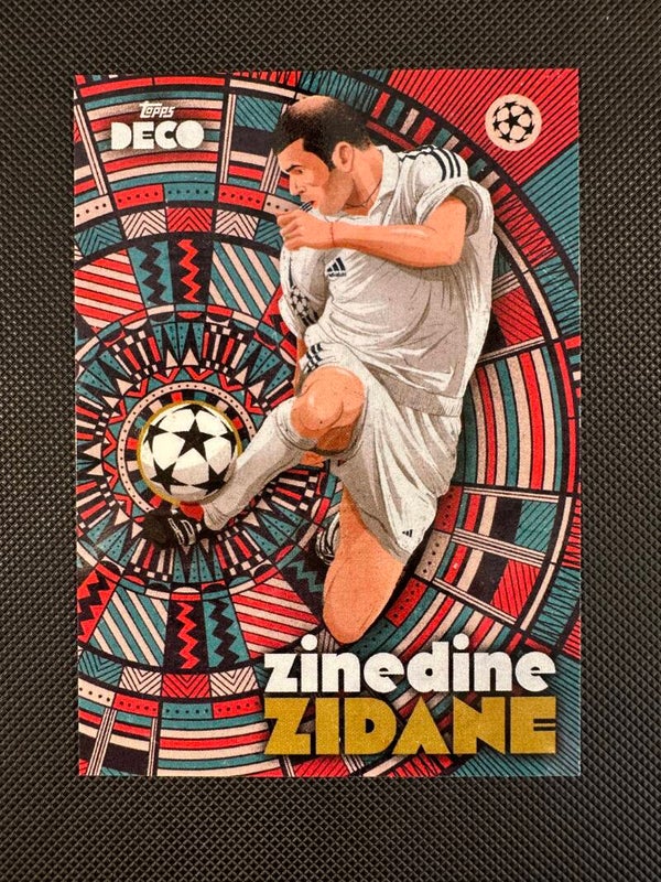 Zinedine Zidane Topps Deco 2023 Artistry