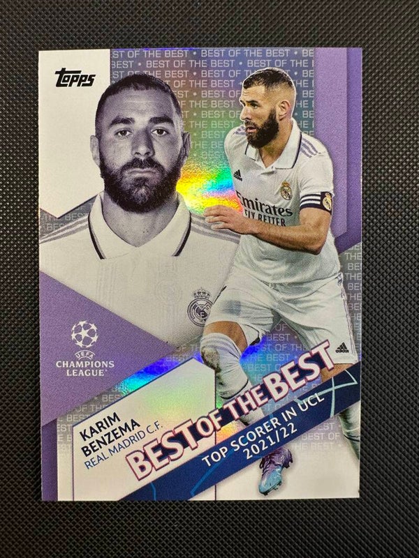 Karim Benzema Topps UEFA CC 2022/23 Best Of The Best #BB-1 REAL MADRID