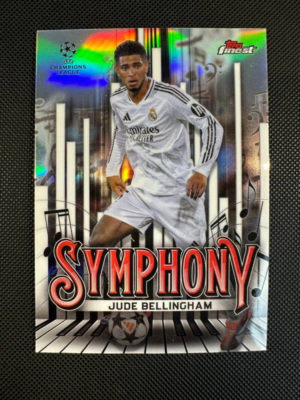 Jude Bellingham Topps Finest UEFA CC 2024/25 Simphony #SY-13 REAL MADRID