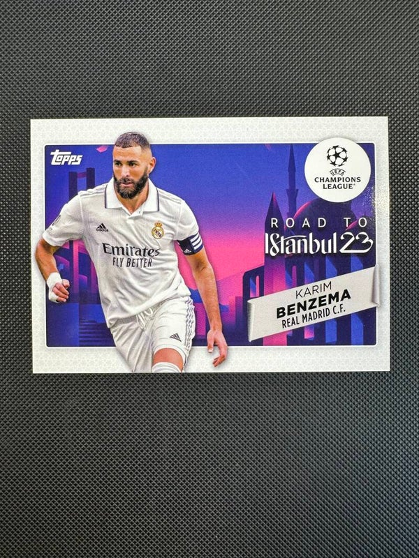 Karim Benzema Topps UEFA CC 2022/23 Road to the Final #RF-10 REAL MADRID