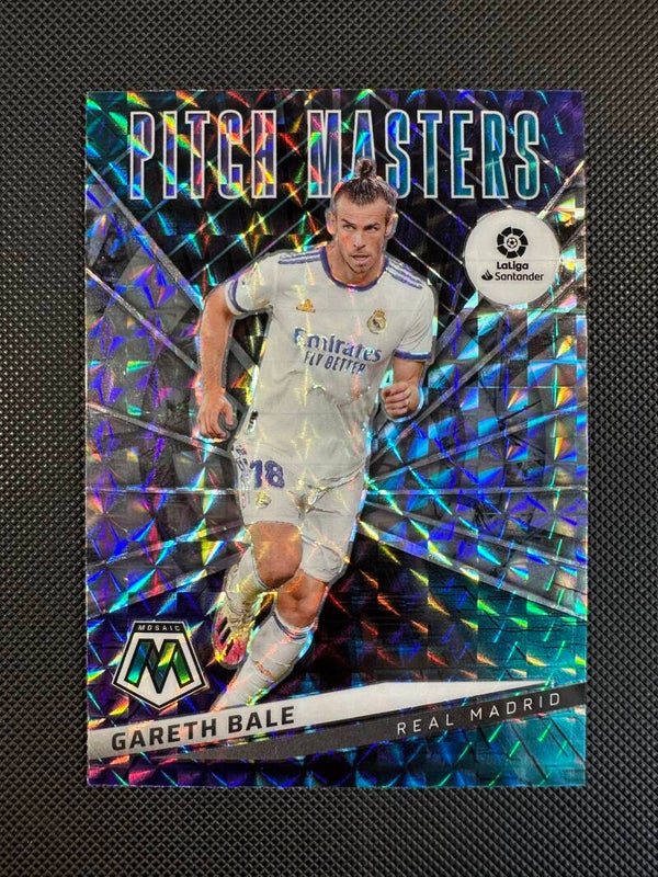 Gareth Bale Panini Mosaic La Liga 2021/22 Pitch Masters- Mosaic Prizm #23 REAL MADRID