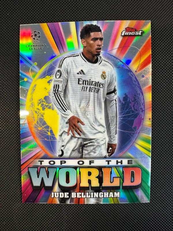 Jude Bellingham Topps Finest UEFA CC 2024/25 Top Of The World #TW-3 REAL MADRID