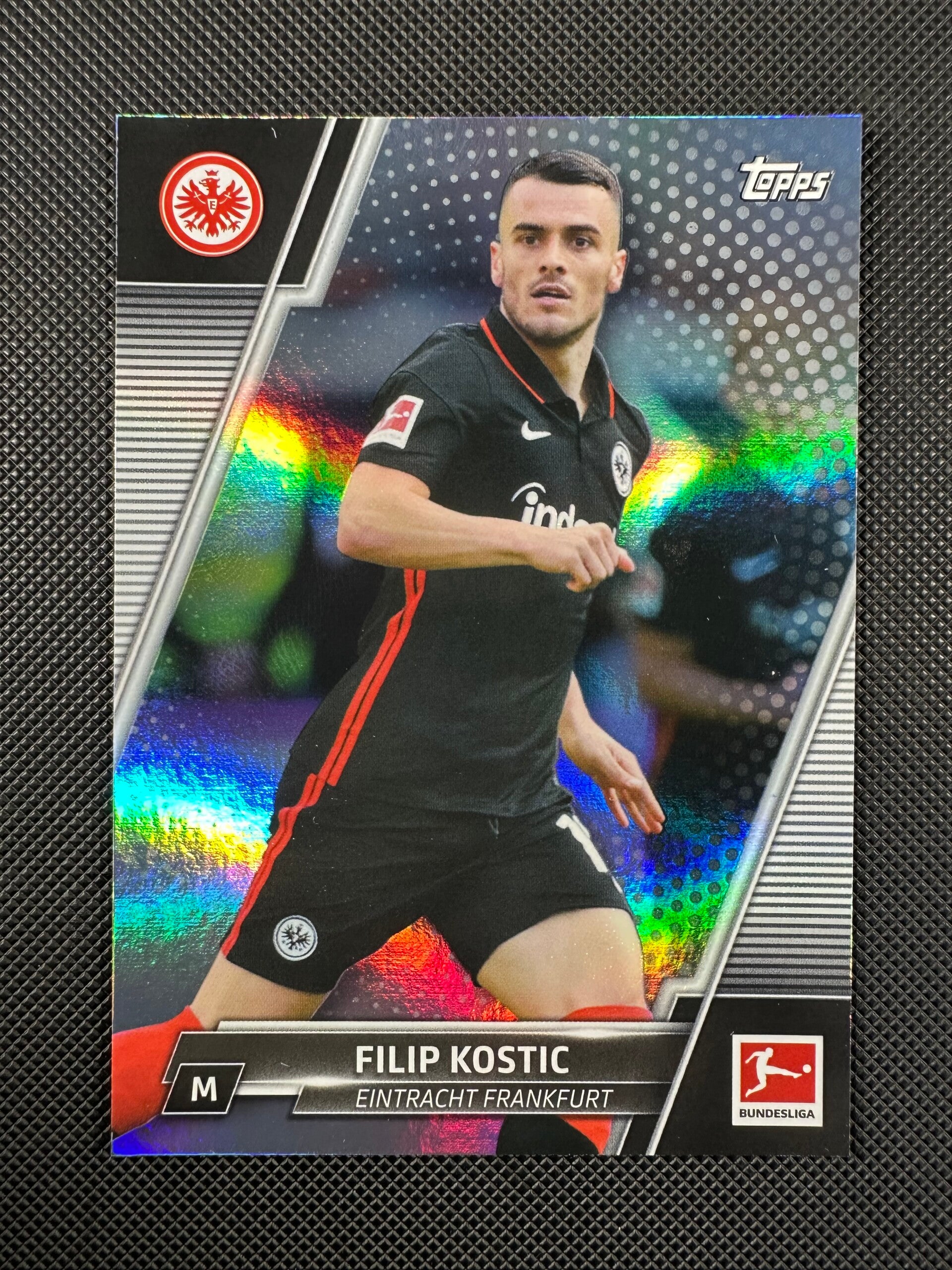 Filip Kostić /75 Topps Bundesliga 2021/22 Silver Foilboard #63 EINTRACHT FRANKFURT