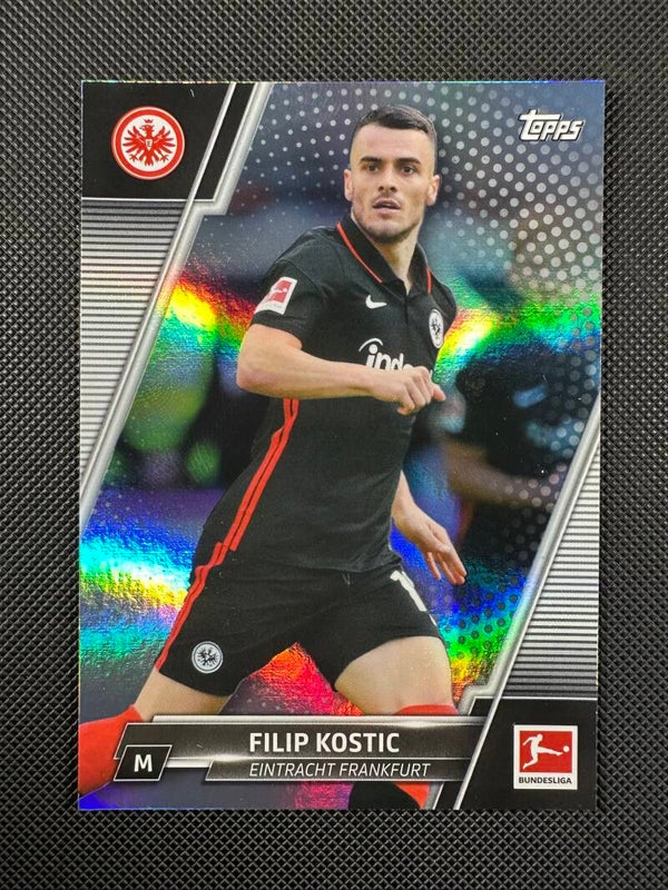 Filip Kostić /75 Topps Bundesliga 2021/22 Silver Foilboard #63 EINTRACHT FRANKFURT