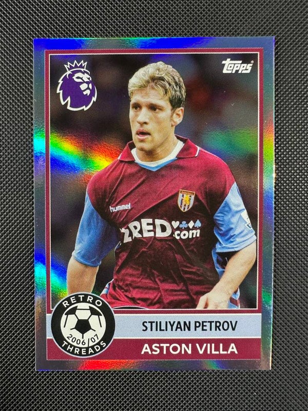 Stiliyan Petrov Topps Premier League 2025/26 Retro Threads #382 ASTON VILLA