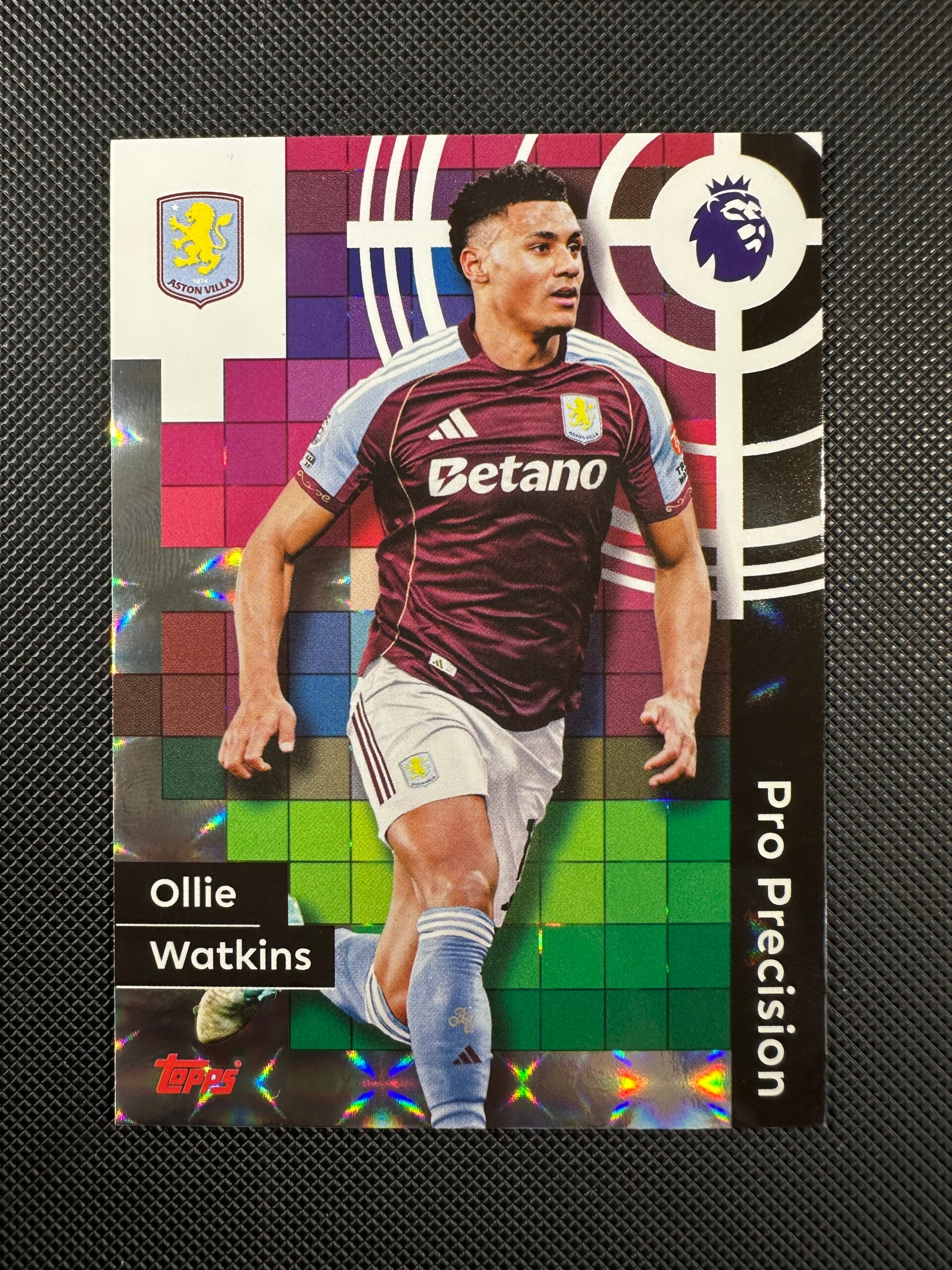 Ollie Watkins Topps Premier League 2025/26 Pro Precision #402 ASTON VILLA