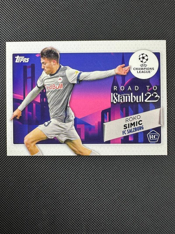 Roko Simić Rookie Topps UEFA CC 2022/23 Road To Final #RF-9 SALZBURG