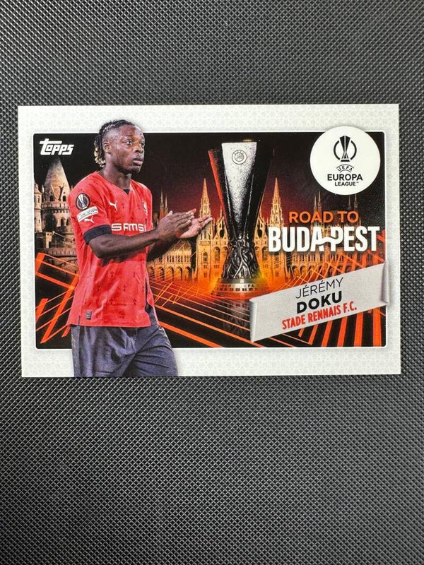 Jeremy Doku Topps UEFA CC 2022/23 Road To Final #RF-12 RENNAIS