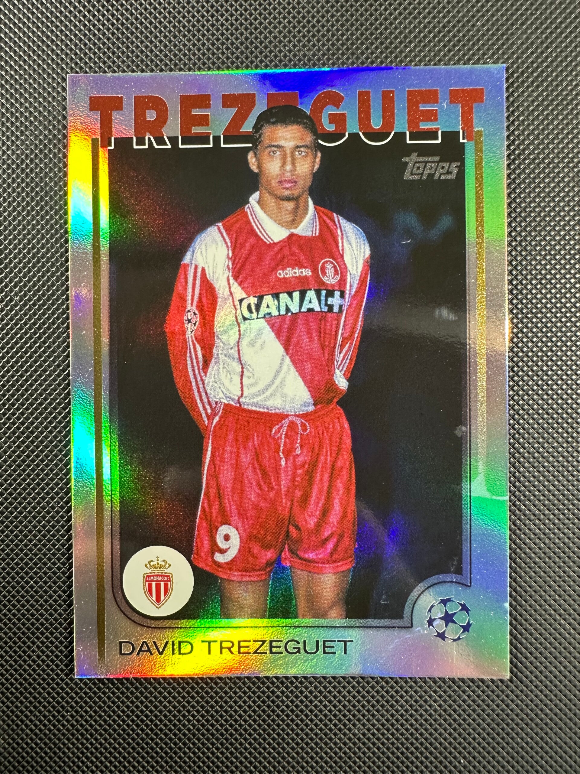 David Trezeguet Topps UEFA CC 2024/25 Short Print Variations #85 MONACO