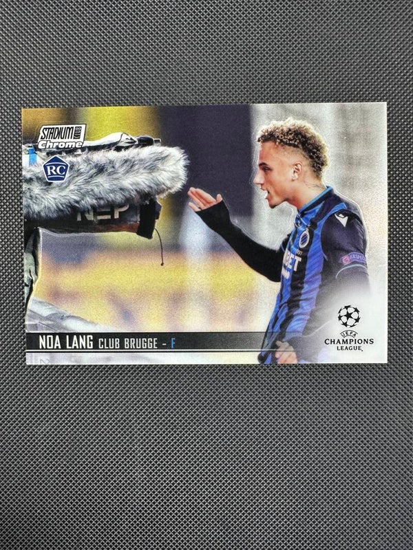 Noa Lang Rookie Topps Stadium Club Chrome UEFA 2020/21 #4 CLUB BRUGGE
