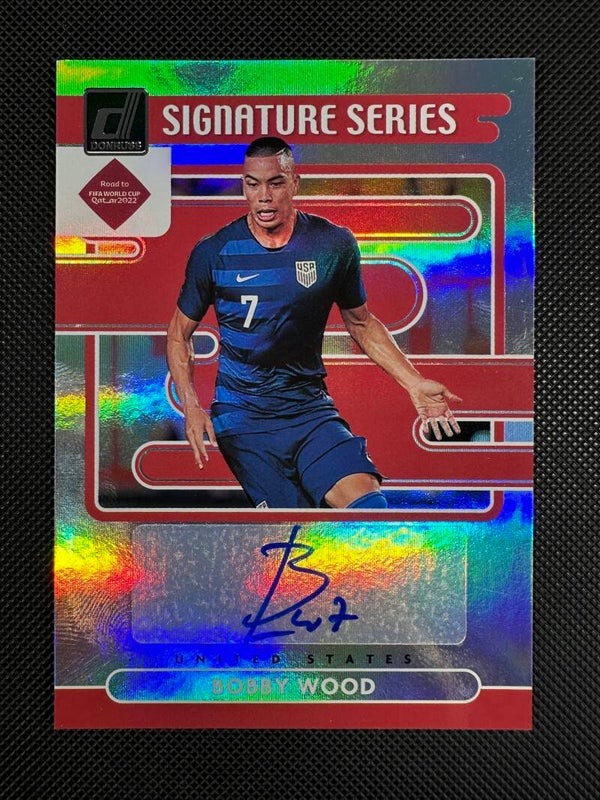 Bobby Wood Auto Panini Donruss 2021/22 Signature Series #SS-BW