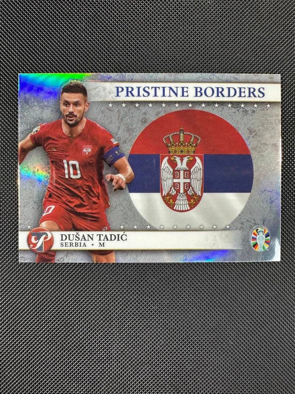 Dušan Tadić Topps Pristine 2023 Road To UEFA Euro24 Pristine Borders #PB-DT