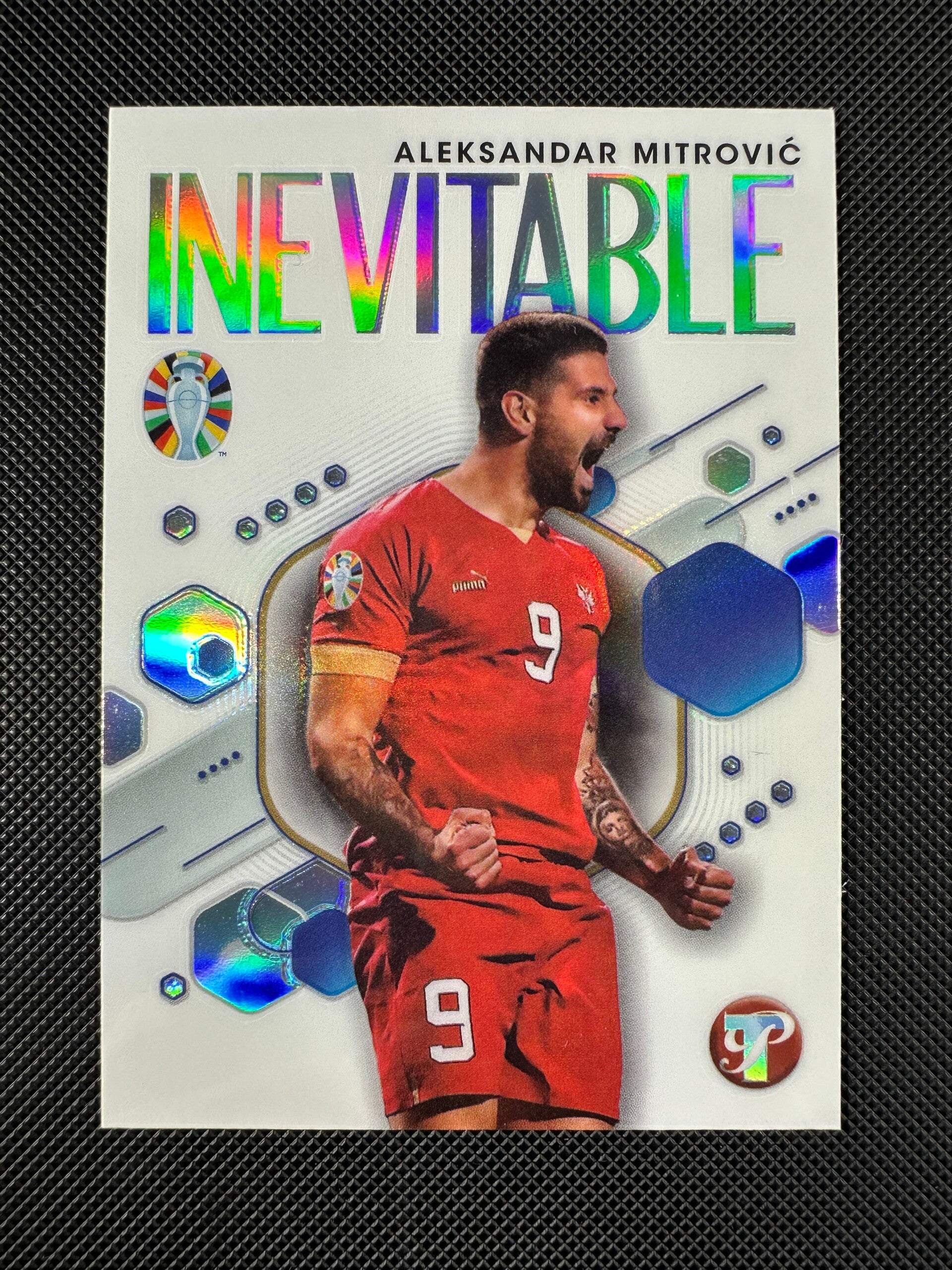 Aleksandar Mitrović Topps Pristine 2023 Road To UEFA Euro 2024 -Inevictable #IV-AM