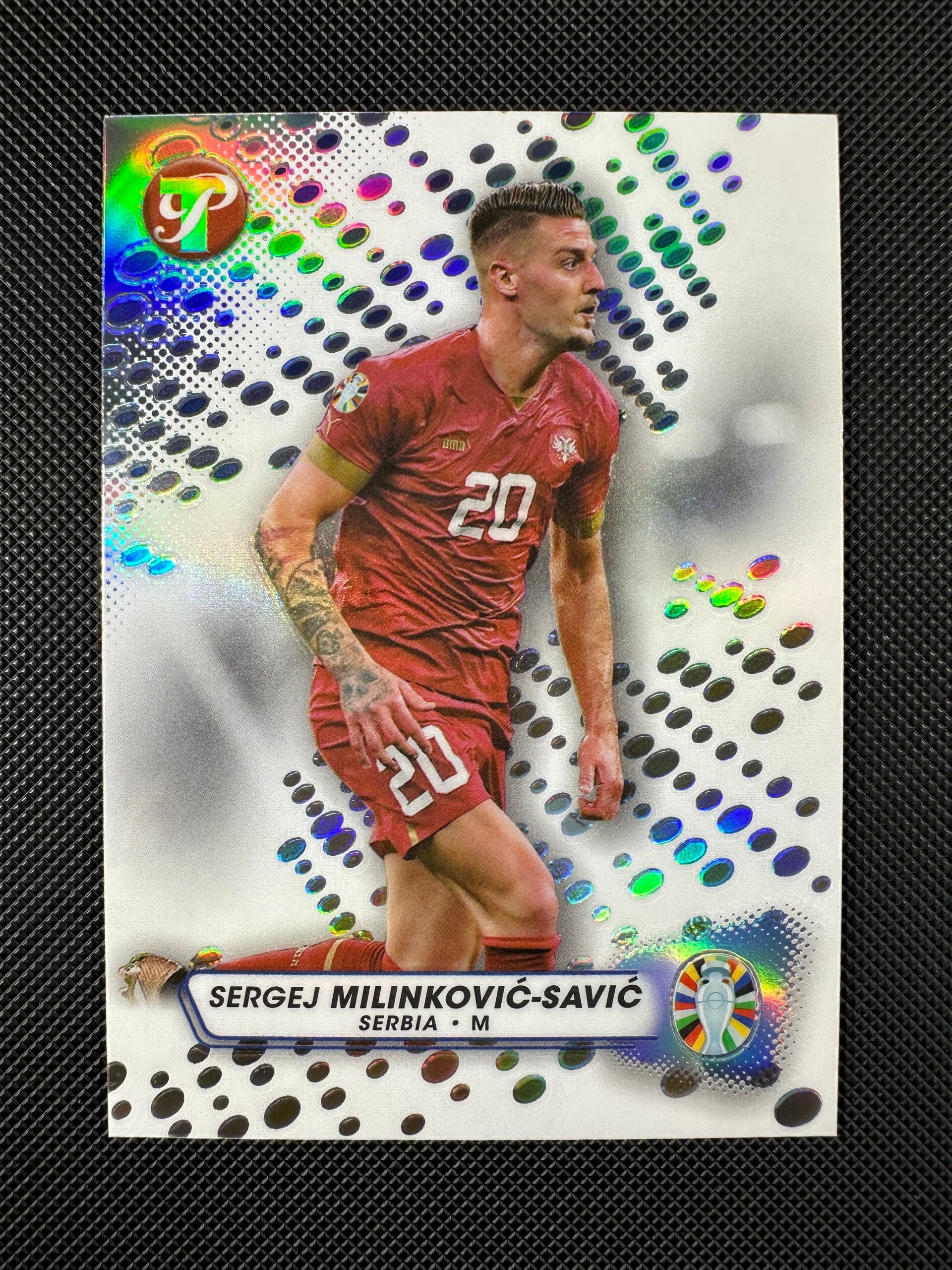Sergej Milinković Savić Topps Pristine 2023 Road To UEFA Euro24 Refractor #160