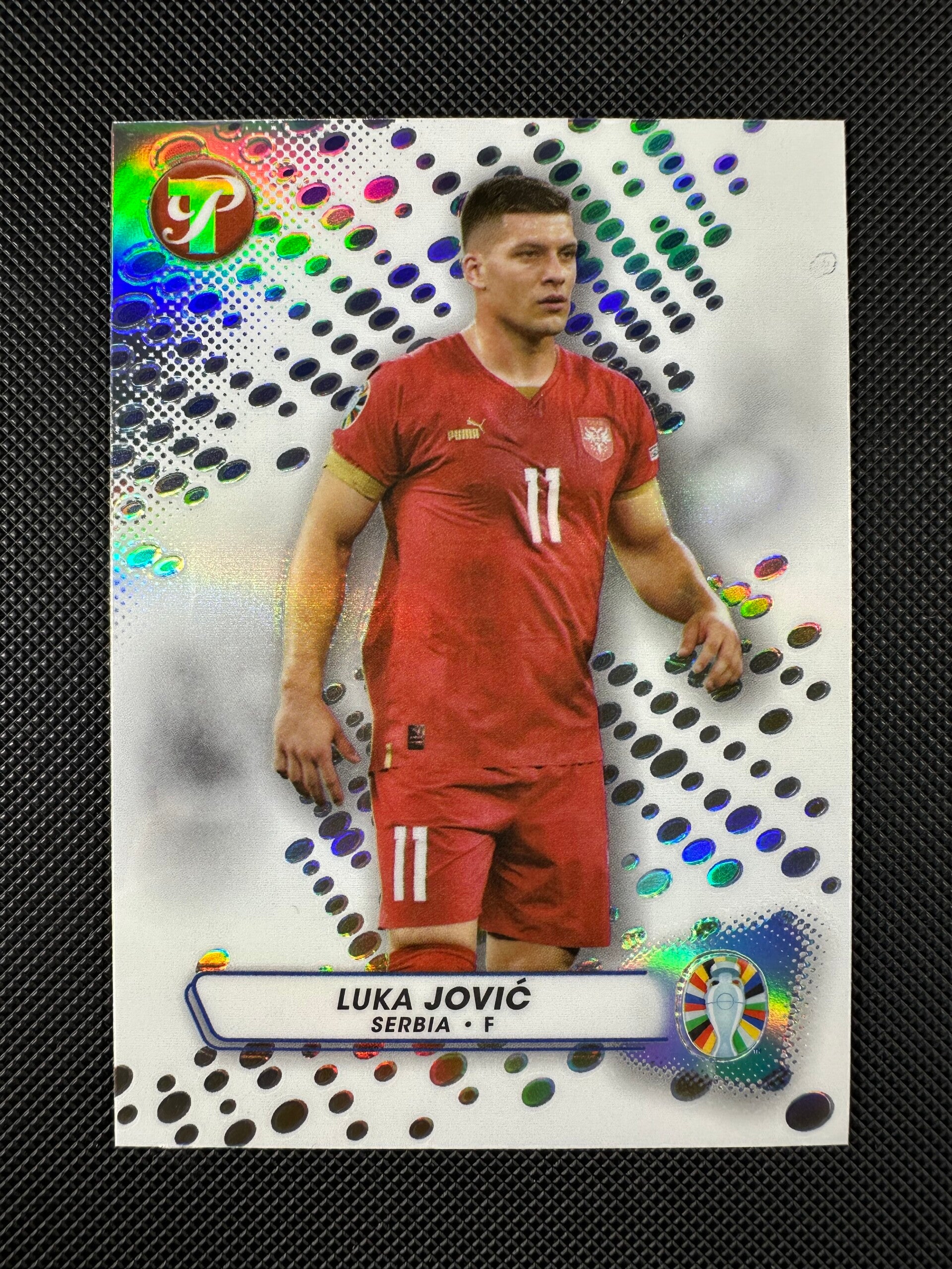 Luka Jović Topps Pristine 2023 Road To UEFA Euro24 Refractor #158