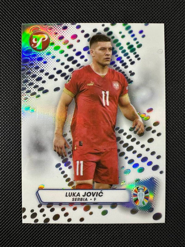 Luka Jović Topps Pristine 2023 Road To UEFA Euro24 Refractor #158
