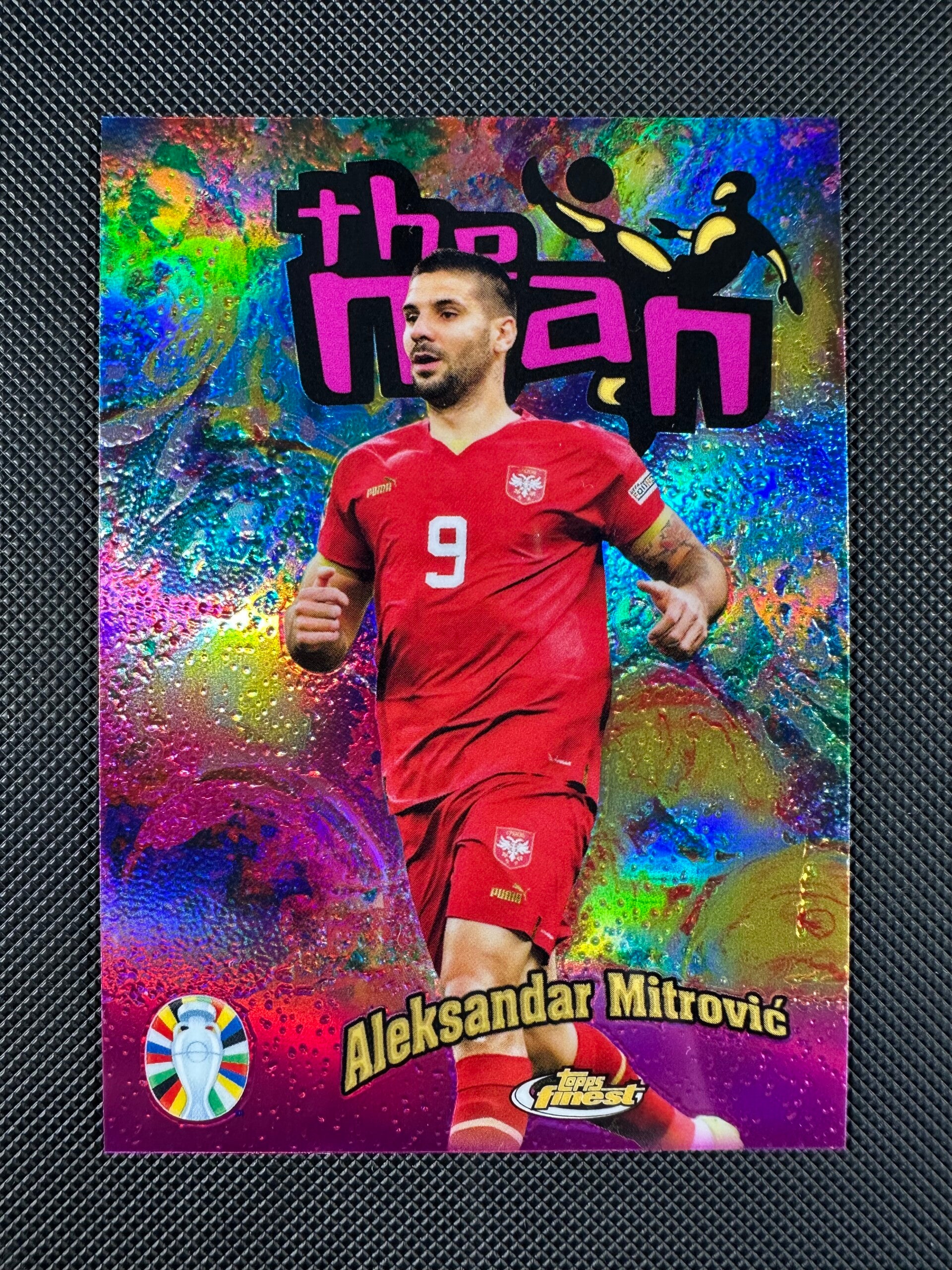 Aleksandar Mitrović Topps Finest 2023 Road to UEFA EURO 2024 The Man #TM-AM