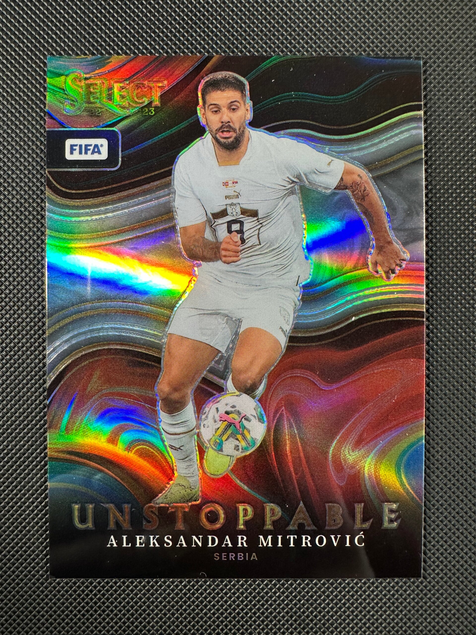 Aleksandar Mitrović Panini Select FIFA 2022/23 Unstoppable Prizm #13