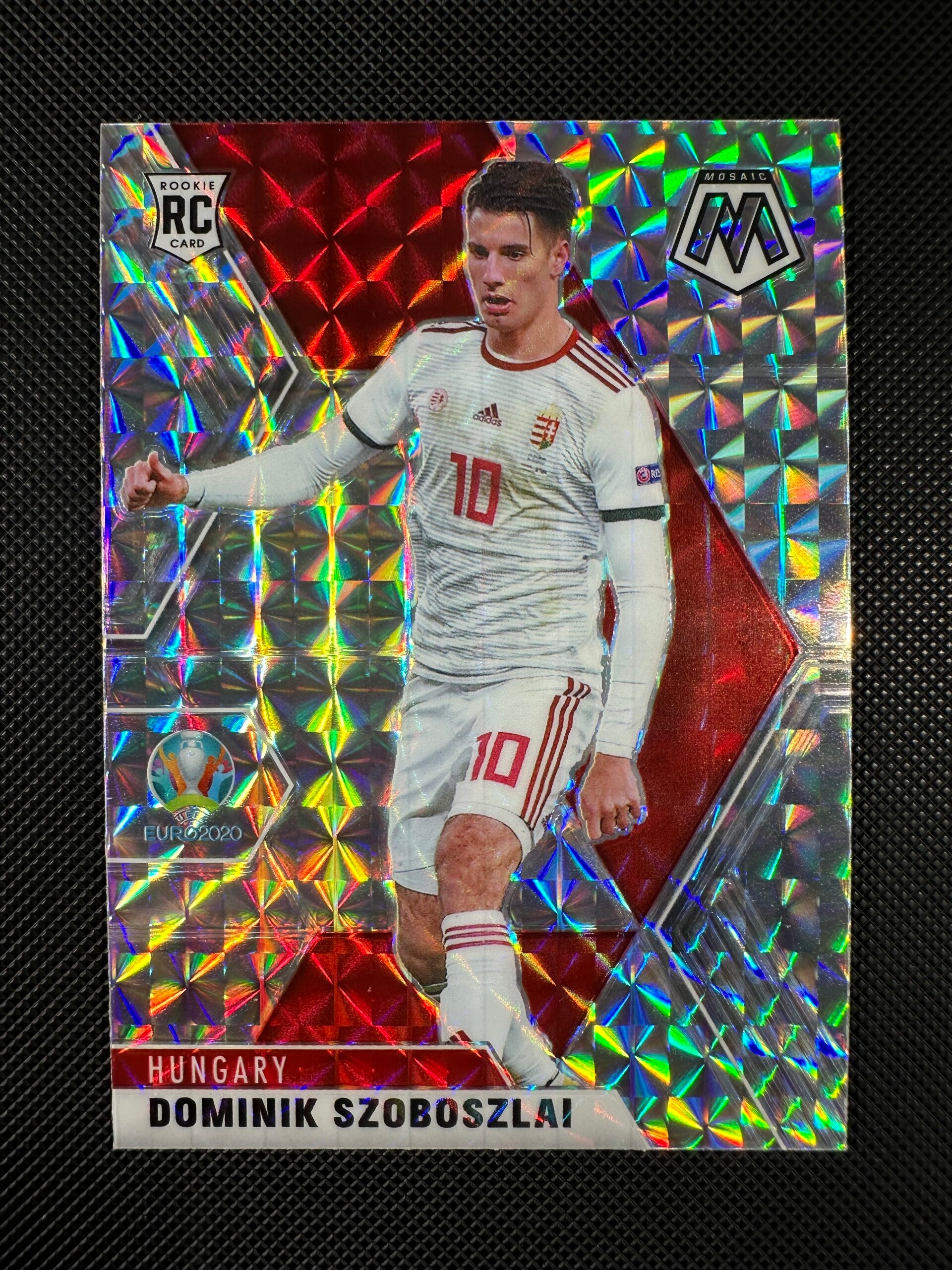 Dominik Szoboszlai Rookie Panini Mosaic UEFA Euro20 2020/21 Mosaic Prizm #49 MAĐARSKA