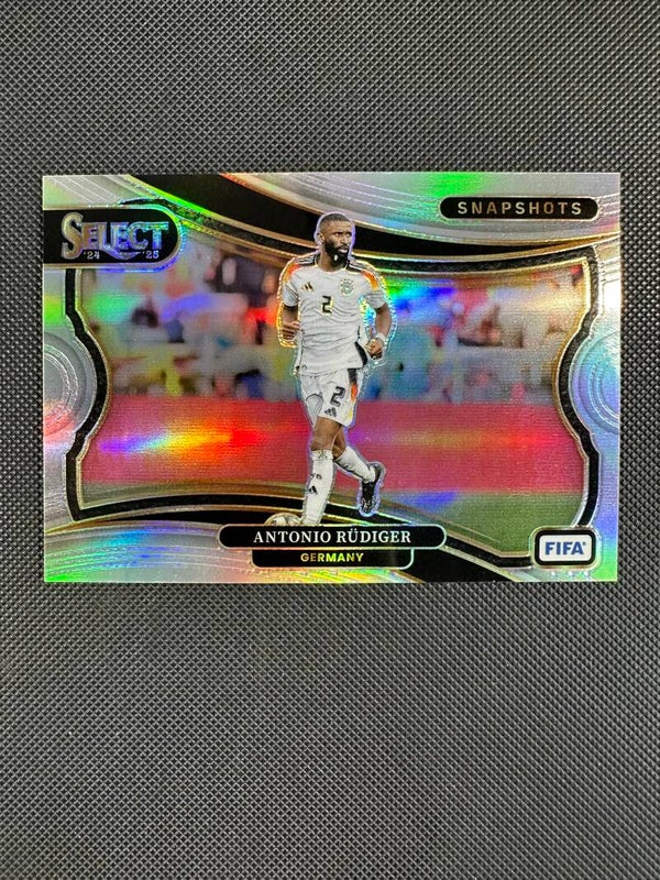 Antonio Rudiger Panini Select FIFA 2024/25 Snapshots Prizm #17