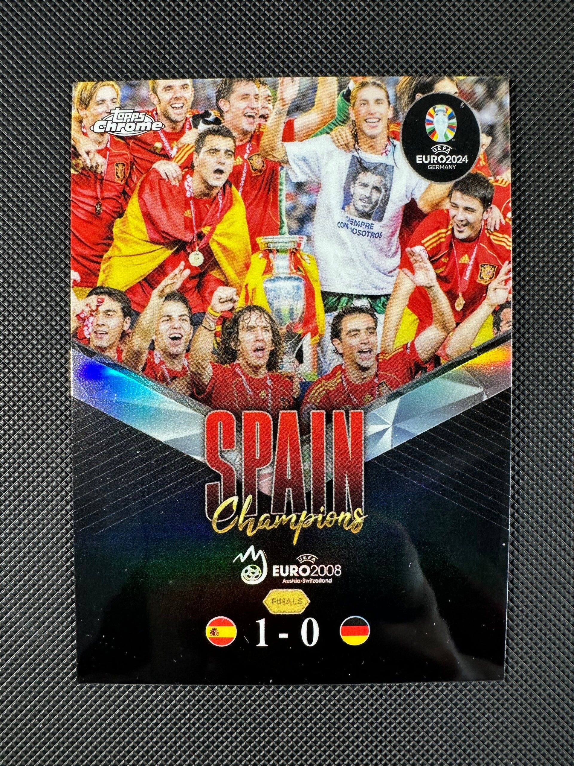 Spain Topps Chrome UEFA Euro 2024 Ultimate Showdown - UEFA Euro 2008 Final #US-2