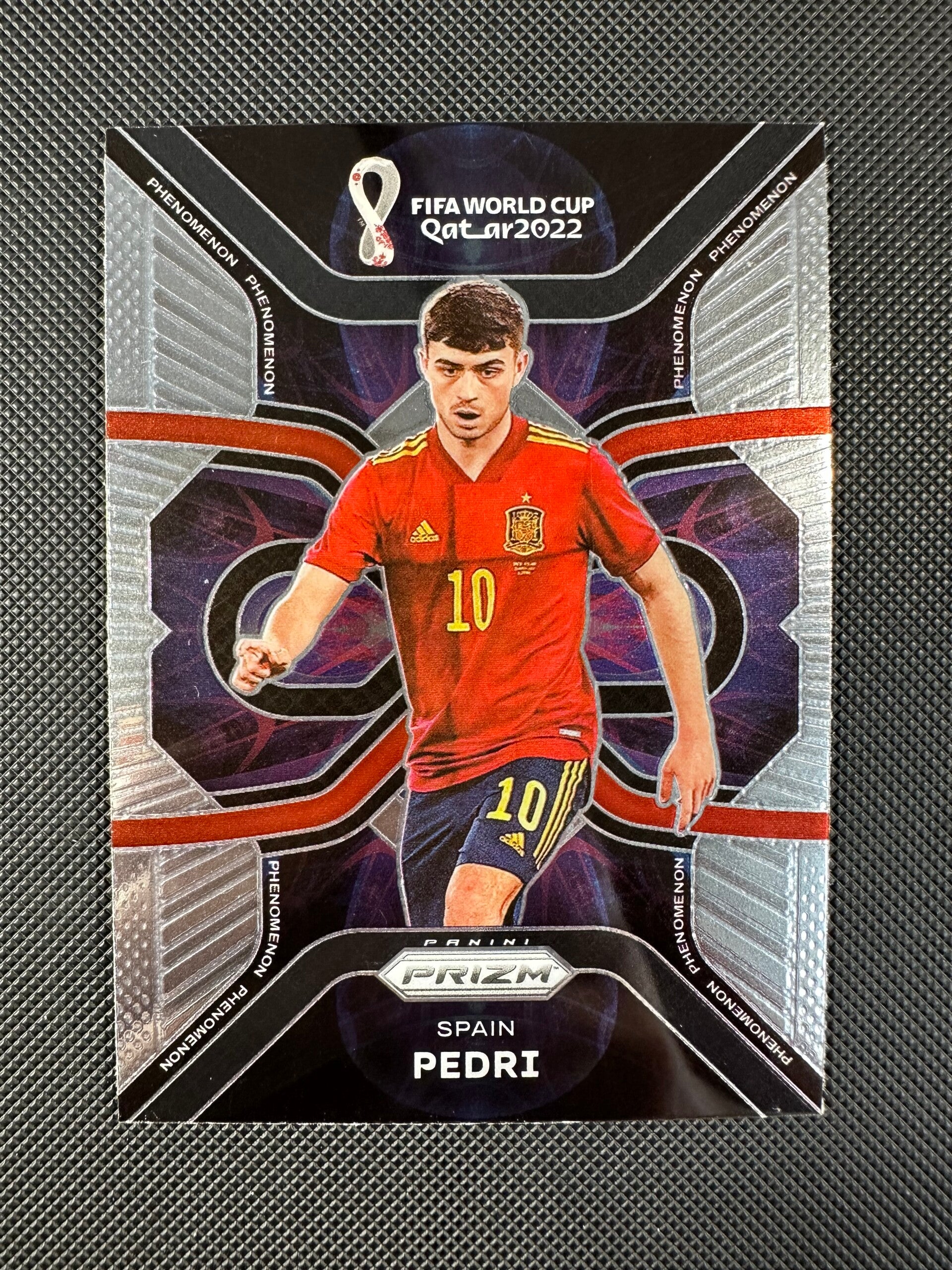 Pedri Panini Prizm FIFA World Cup Qatar22 2022 Phenomenon- Silver Prizm #25