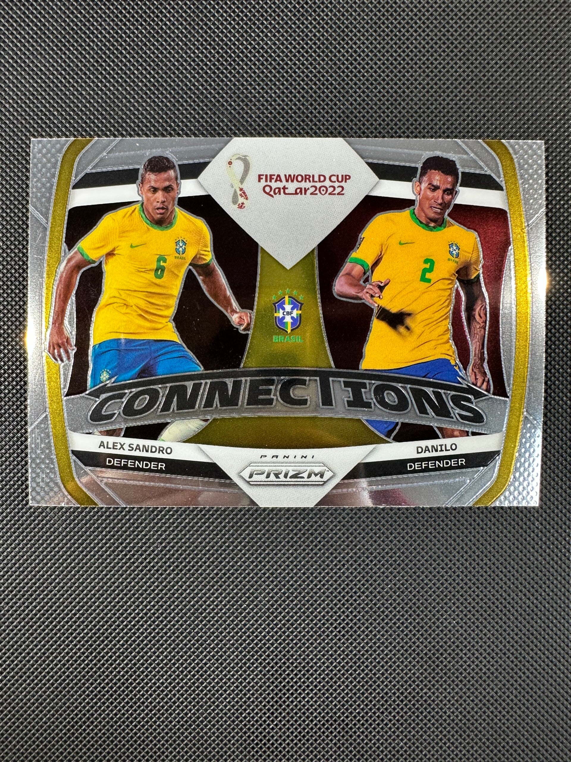 Alex Sandro / Danilo Panini Prizm FIFA World Cup 2022 (Qatar) Connections #27