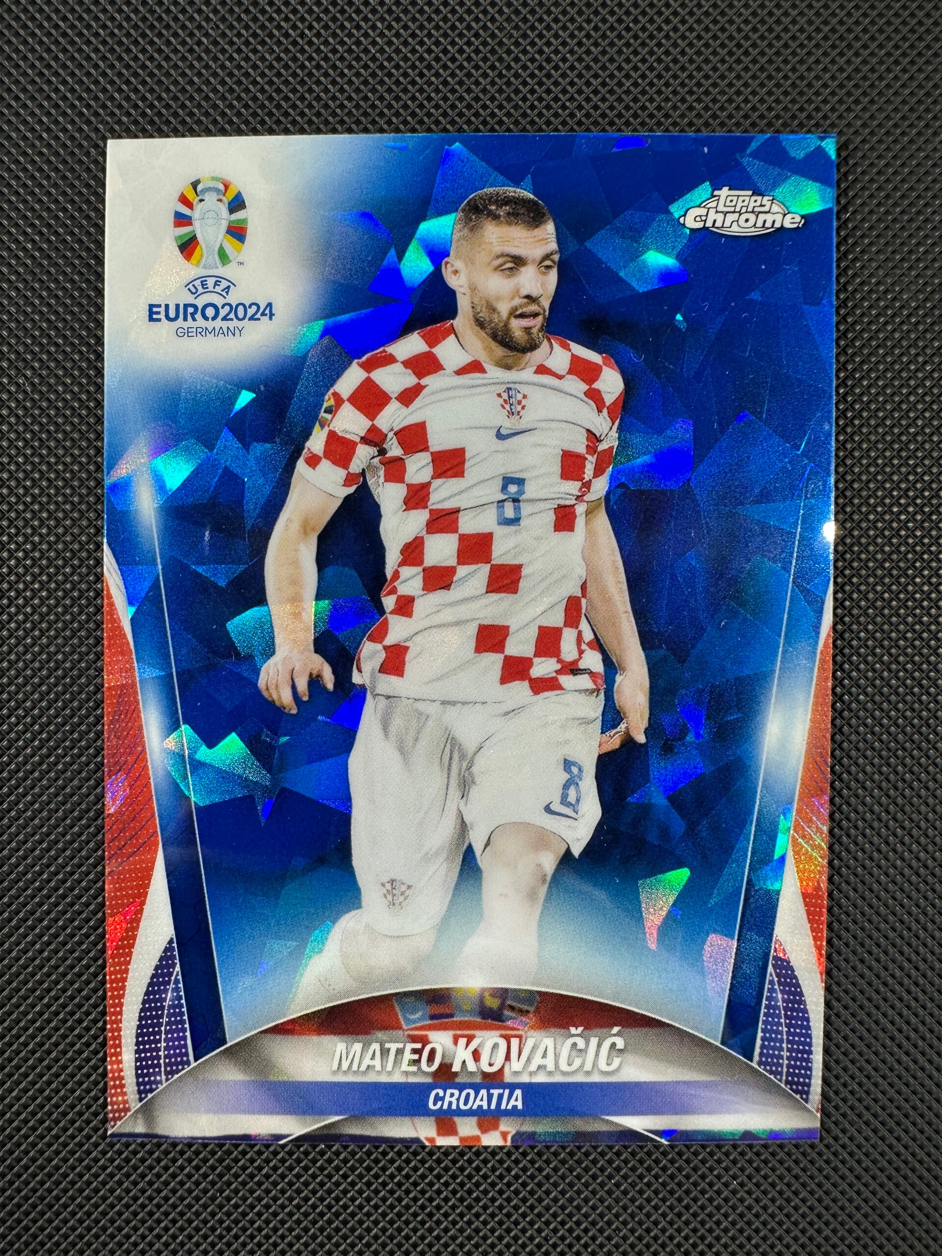 Mateo Kovačić Topps Chrome Sapphire UEFA Euro 2024 #62
