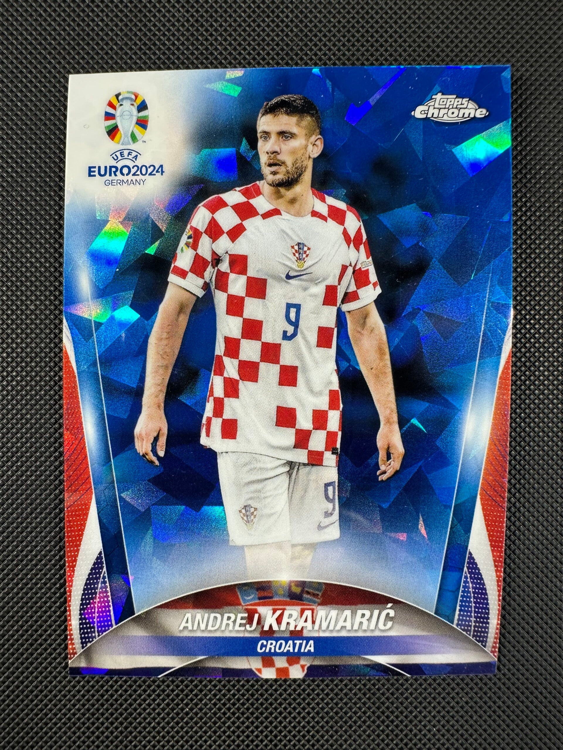 Andrej Kramarić Topps Chrome Sapphire UEFA Euro 2024 #110