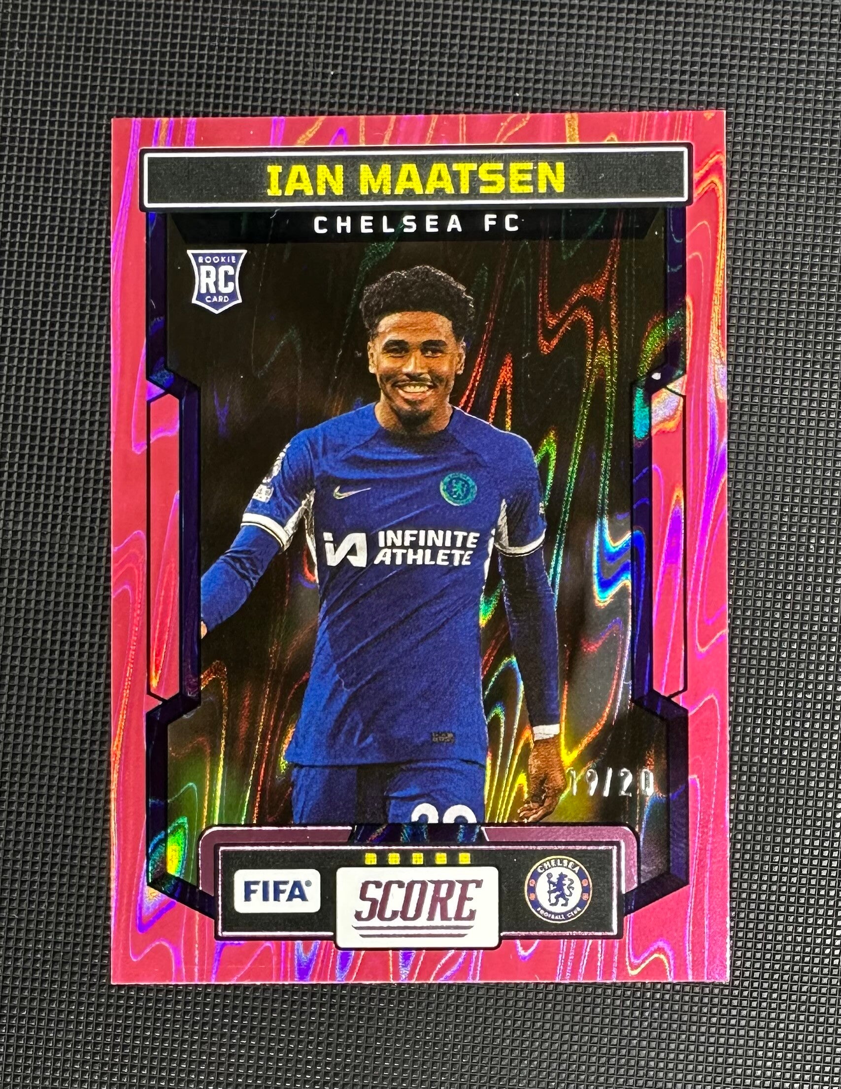 Ian Mattsen /20 Rookie Panini Score FIFA 2023/24 Pink Swirl #49