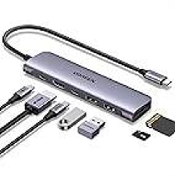 UGREEN Revodok 105 USB C Hub PD100W, 4K HDMI, 3*USB A Datenports USB C Adapter Multiportadapter kompatibel mit iPhone 17/16, Galaxy S24, Surface, MacBook Pro/Air, iPad Pro/Air, Steam Deck usw.