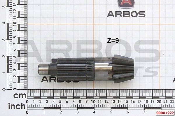 00001222 kegeltandwiel