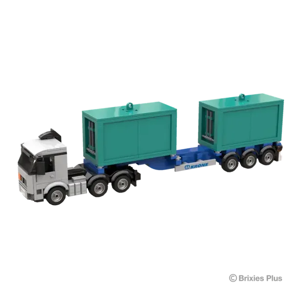 Krone Boxliner eLTU70 met 2 containers