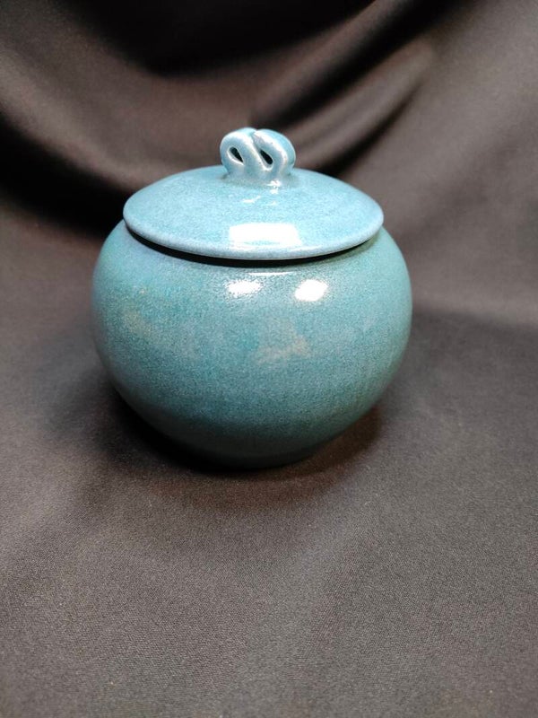 Bonbonnière turquoise