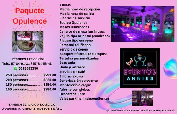 Paquete Opulence