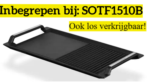 Scholtes inductiegrillplaat SOAGP1