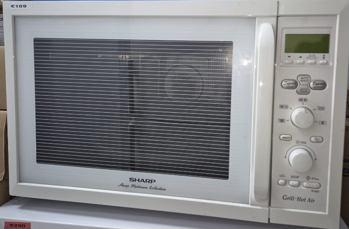 SHARP vrijstaande combi magnetron wit R 937