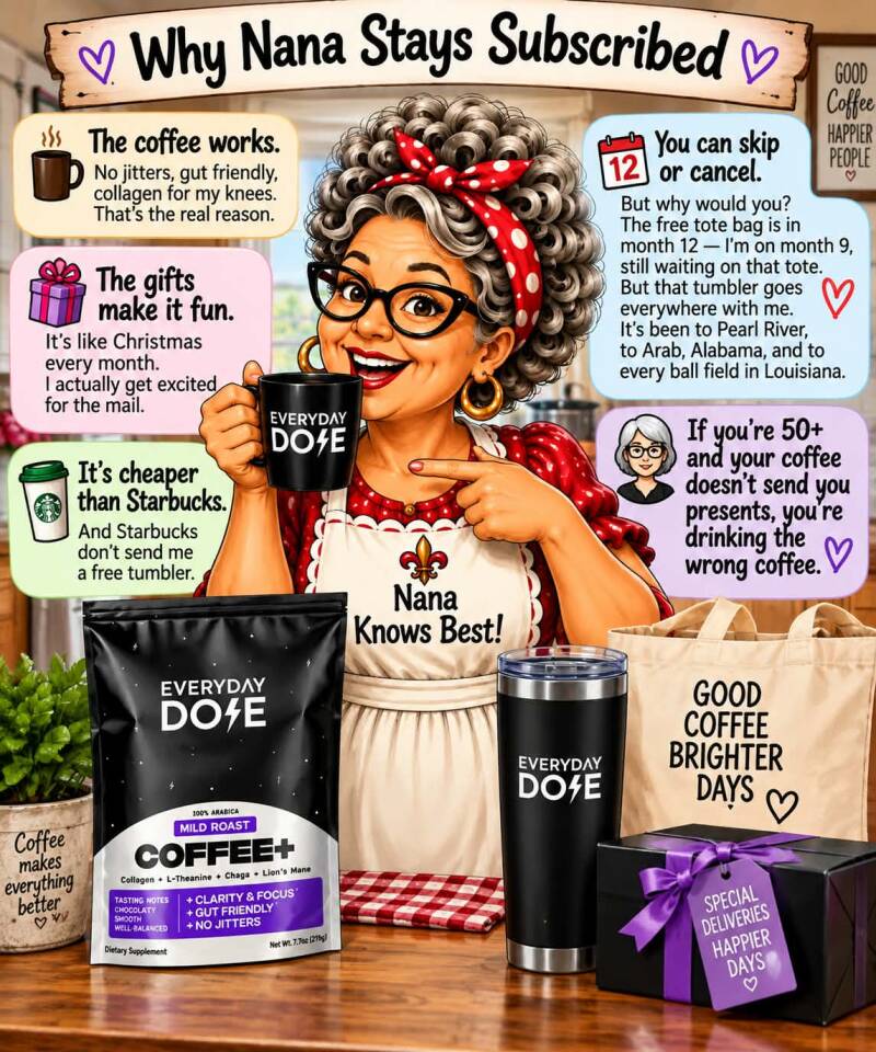 Infographic: 4 reasons Nana stays subscribed to Everyday Dose