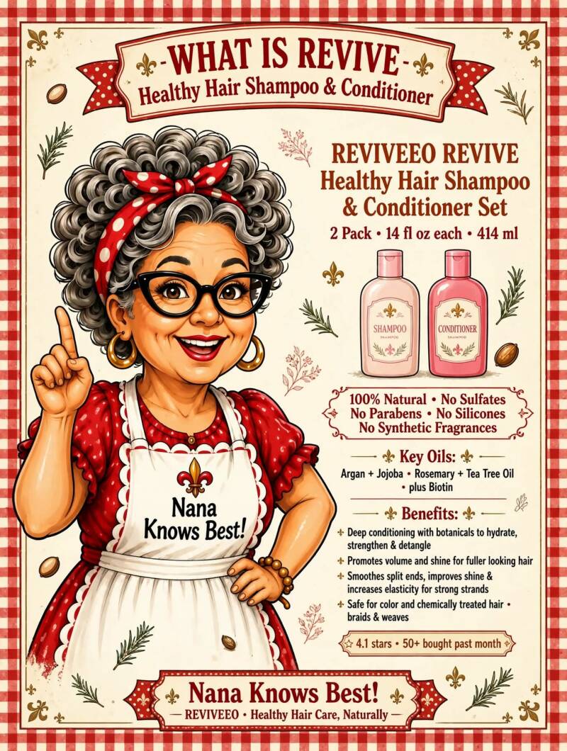 Reviveeo Revive Healthy Hair Shampoo and Conditioner Set product information with ingredients and benefits