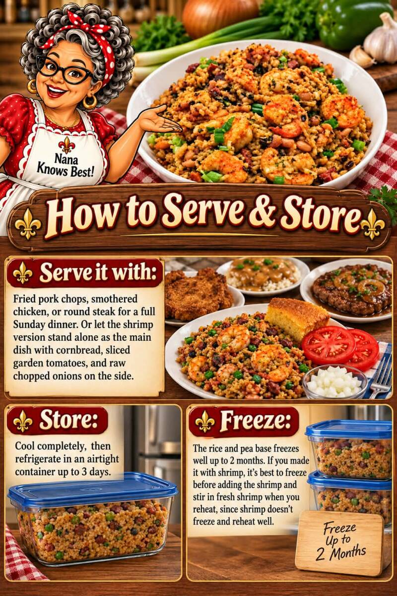 How to serve, store, and freeze Louisiana congree with pairing suggestions and storage times