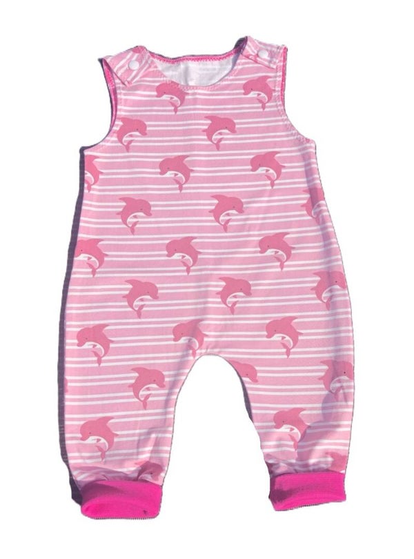 BABYSTRAMPLER Delfin rosa/pink