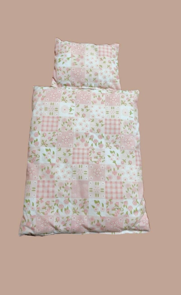 PUPPENBETTWÄSCHE  Blütenzauber