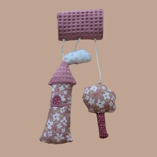 MINI MOBILE für Autositz Prinzessin altrosa