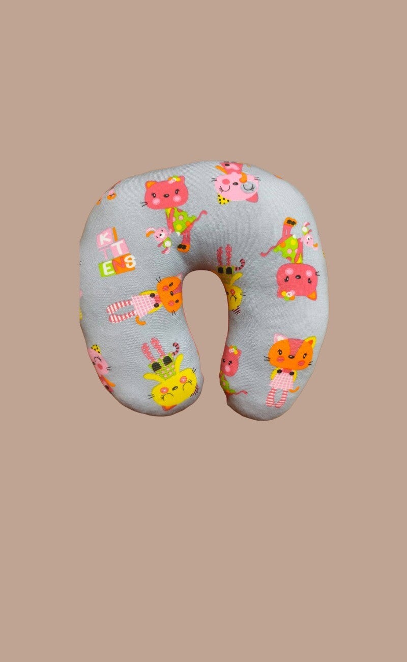 NACKENHÖRNCHEN  Lustige Kätzchen / pink uni