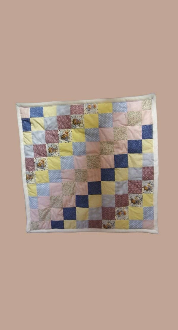 PATCHWORKDECKE bunt