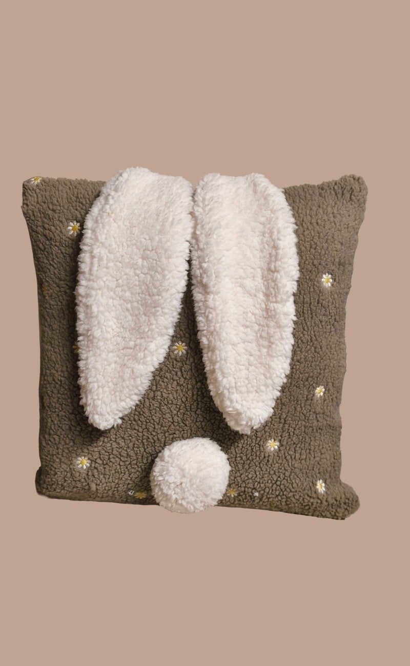 POLSTER Hase braun /ecru