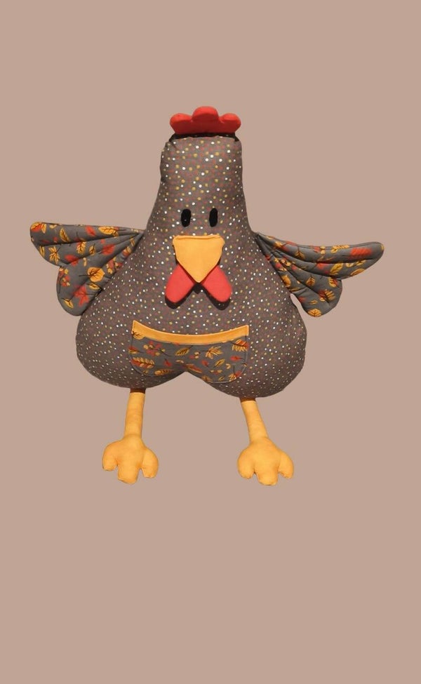POLSTER Huhn dunkelbraun