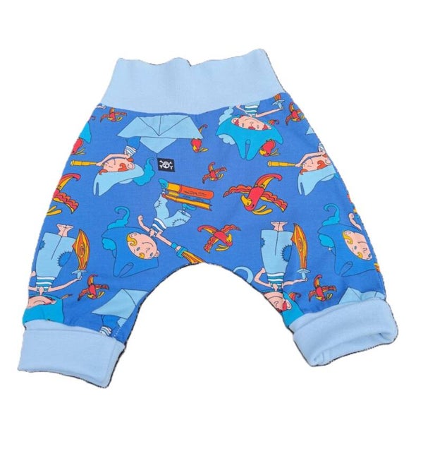 PUMPHOSE  Piraten blau